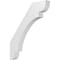 Ekena Millwork 3 1/2-in. W x 24-in. D x 30-in. H Olympic Architectural Grade PVC Knee Brace BRCP035X24X30OLY - alternate 1
